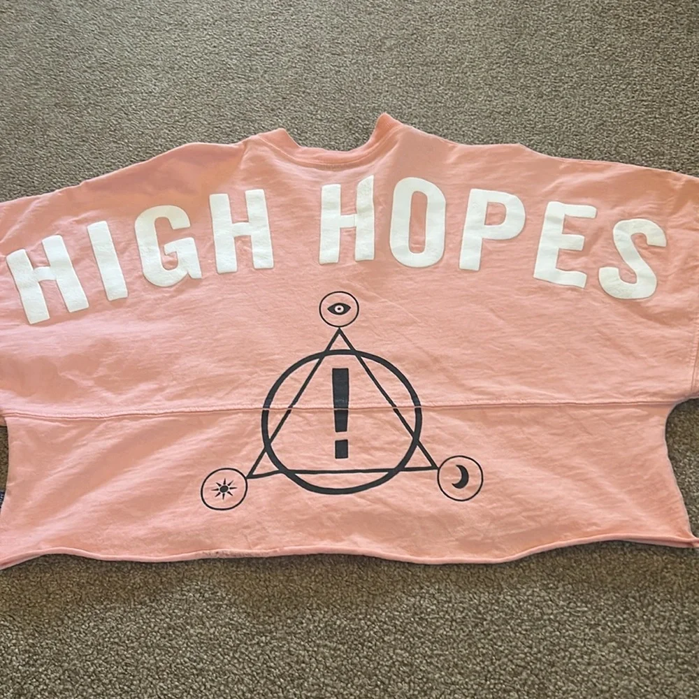 Panic at the Disco High Hopes crop long sleeve t shirt - Picture 2 of 6